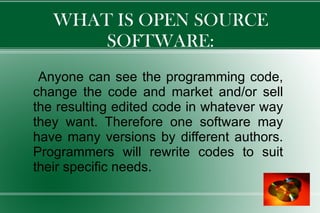 How Open Source software is organized 
