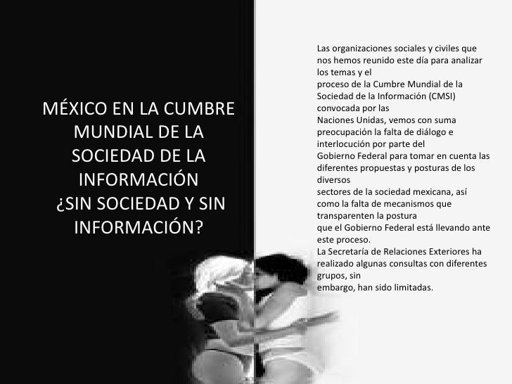 Cumbre Mundial de la Sociedad de la Información