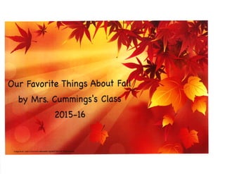 Our Favorite Things About Fall