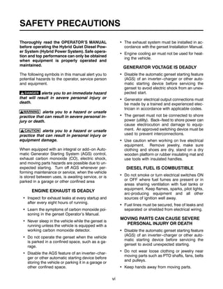 Cummins onan power unit hqdpb hybrid quiet diesel power system service