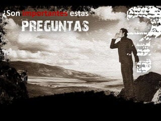 ¿Son importantes estas
 