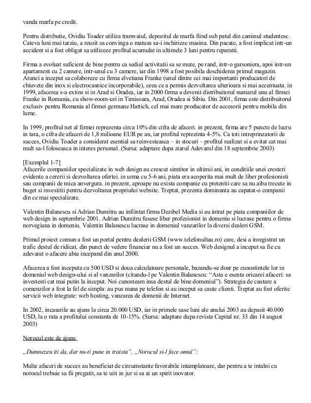 Cum Trebuie Sa Arate Un Plan De Afaceri