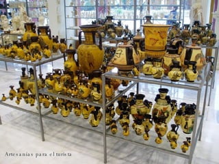 Artesanías para el turista 