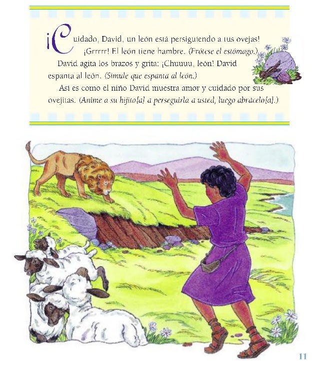 Cuna Lección 1 El pequeño David, el niño pastor Escuela Sabátic…