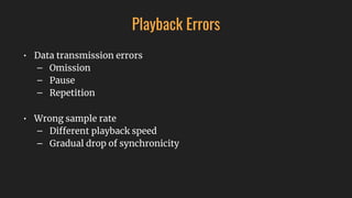 Audio Data Representation (NCGD009) | PDF