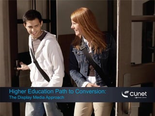 Higher Education Path to Conversion:
The Display Media Approach
 