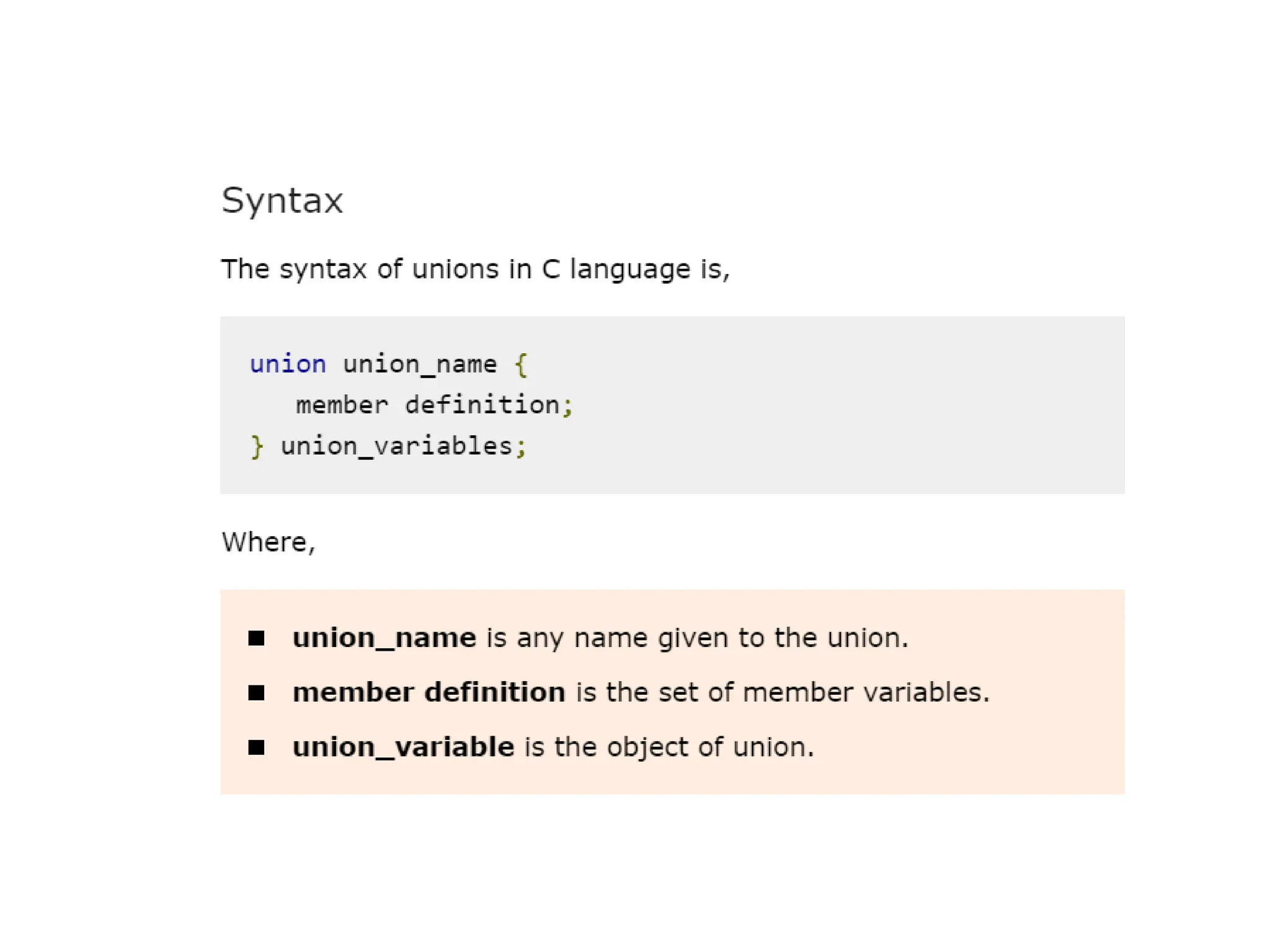 Programming in c functions and structure