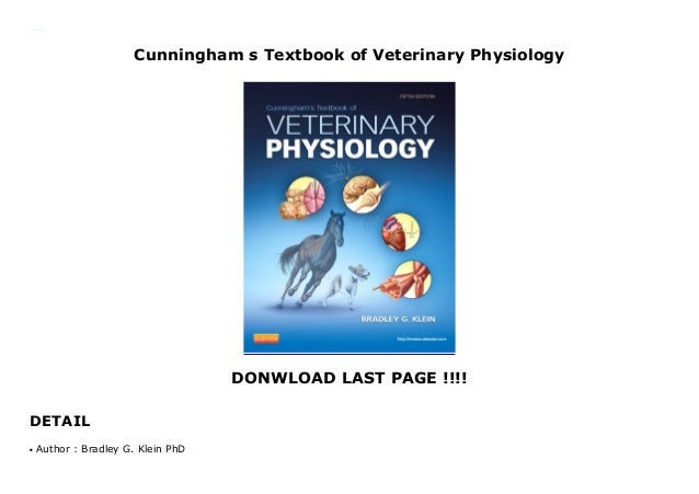 Cunningham s Textbook of Veterinary Physiology