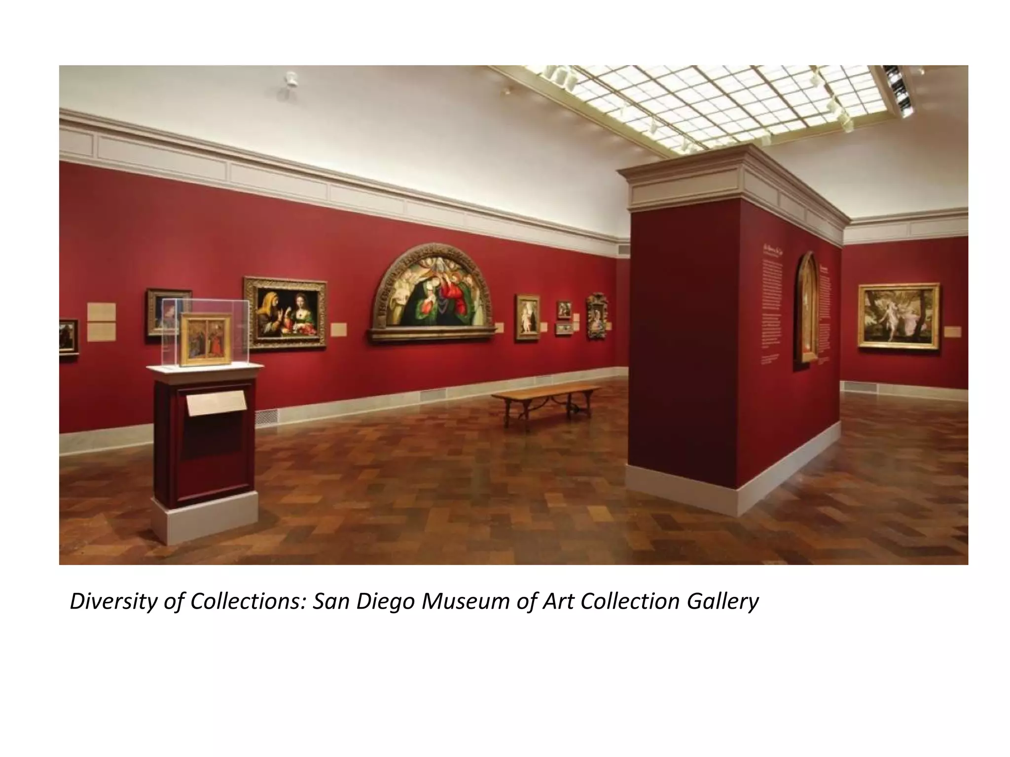 Diversity of Collections: San Diego Museum of Art Collection Gallery
 