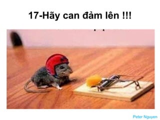 17-Hãy can đảm lên !!!
Peter Nguyen
 