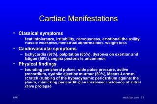 Cuore e malattie endocrine | PPT