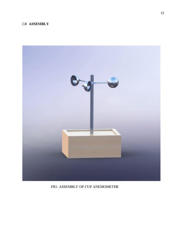 Cup Anemometer Project Report