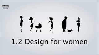 1.2 Design for women
 