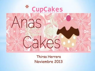 * CupCakes

Thirsa Herrera

Noviembre 2013

 