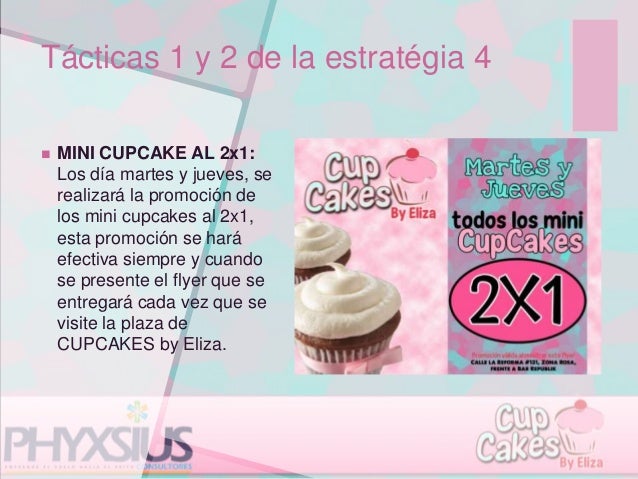 Plan de Marketing para Cupcakes by Eliza, Universidad Dr. José Matías… Plan de Marketing para Cupcakes by Eliza, Universidad Dr. José Matías…