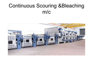 Continuous Scouring &Bleaching
m/c
 
