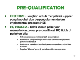 Compass Quality Management System For Prequalification Process Comprehensive Contractor Safety Management System (CSMS) Guidelines for ...