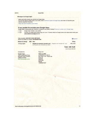 Notas Fiscais de Janeiro