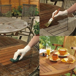 How to clean and restore garden furniture 