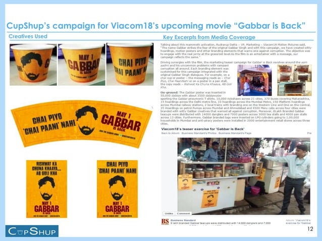 Cup shup case study_babajob_Paper Cup Advertising | PPT