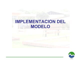 IMPLEMENTACION DEL MODELO 