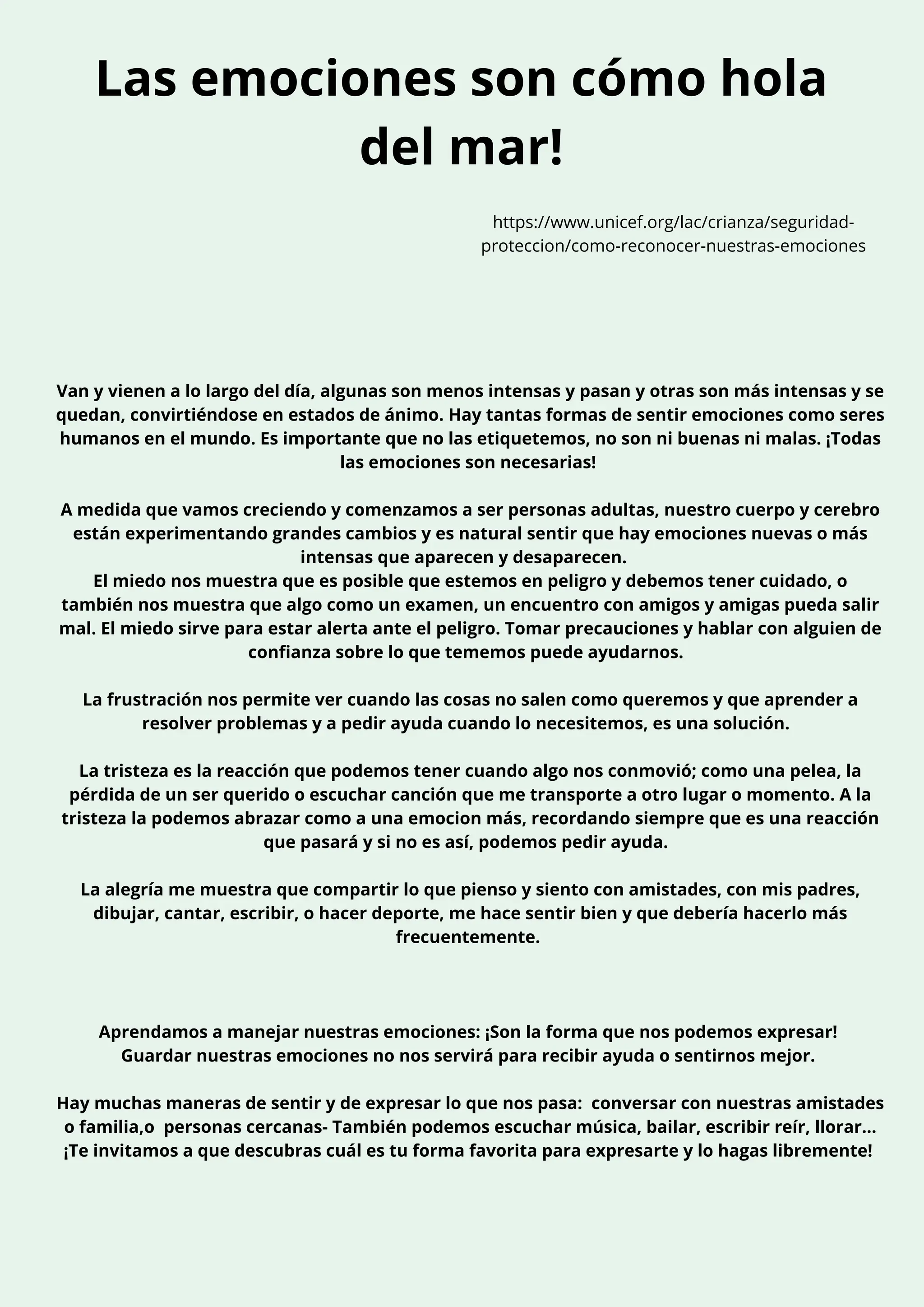 La importancia de las emociones en la vida | PDF