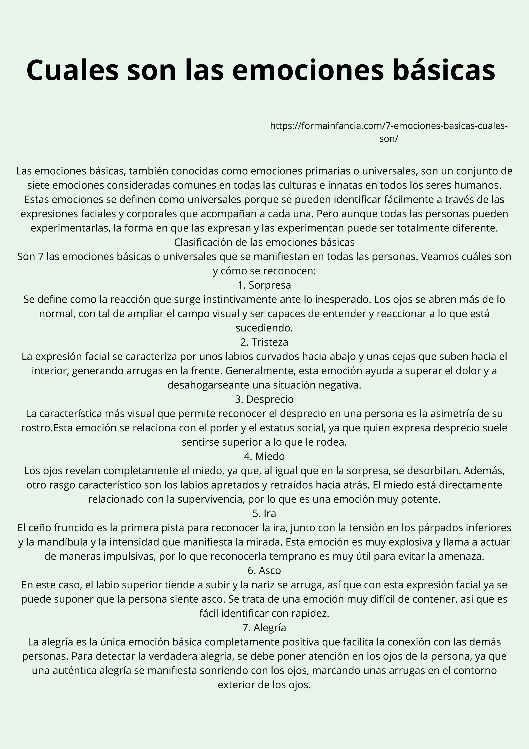 La importancia de las emociones en la vida | PDF