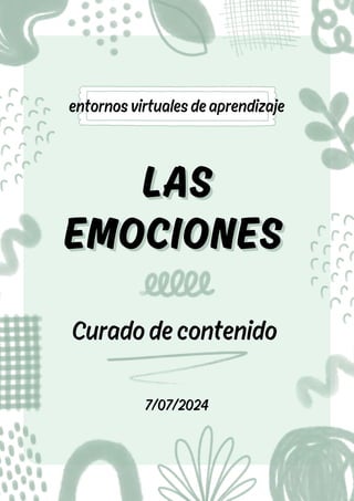 La importancia de las emociones en la vida | PDF