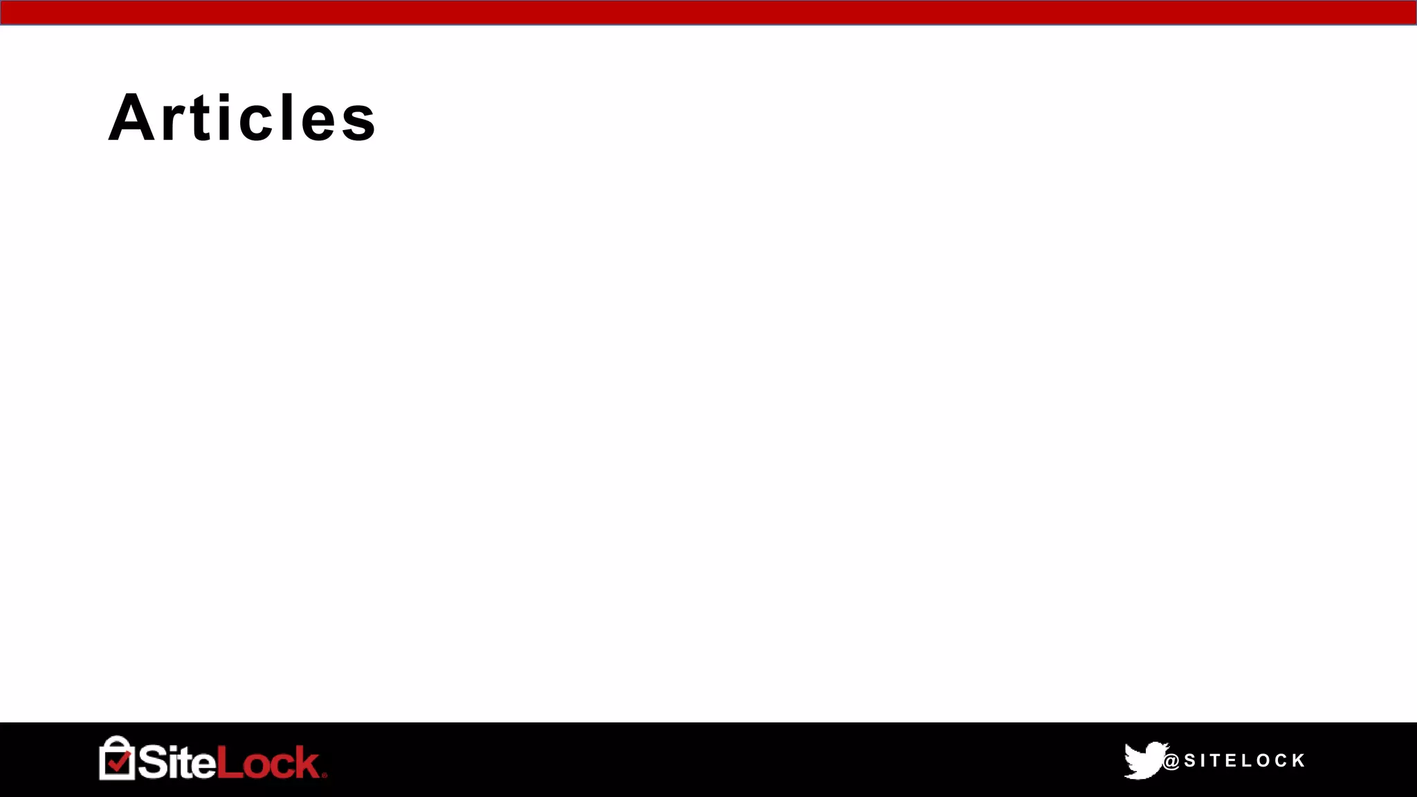 @ S I T E L O C K
Articles
 