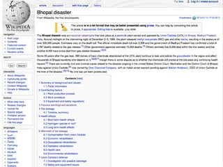 1984 Bhopal Gas Leak 