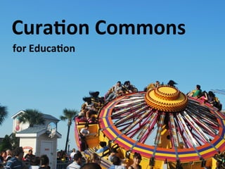 Cura%on	
  Commons	
  	
  
for	
  Educa%on	
  
             Curation
            Commons
                  大家可以参与的8种方法。	
 