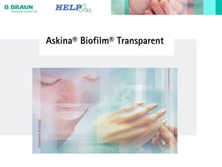 Askina® Biofilm® TransparentAskina® Biofilm® Transparent
 