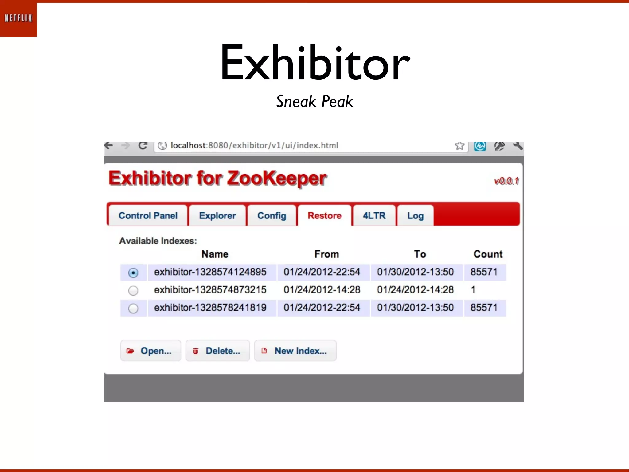 Exhibitor
  Sneak Peak
 