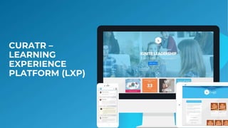 CURATR –
LEARNING
EXPERIENCE
PLATFORM (LXP)
 