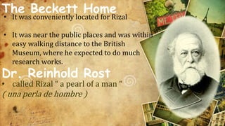Research Rizal Chapter 14 Rizal in London (1888-1889)- The Life of Rizal while staying ...