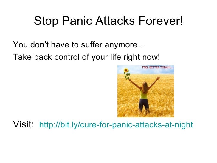Cure For Panic Attacks At Night