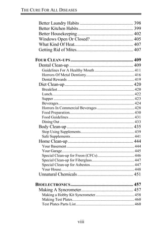 Cure For All Diseases