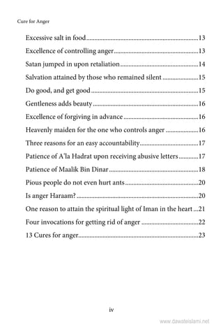 Islamic Book in English: Cure for Anger | PDF