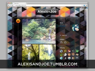 ALEXISANDJOE.TUMBLR.COM
 