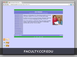 FACULTY.CCP.EDU
 