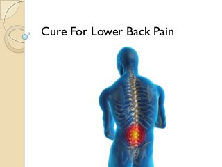 Cure For Lower Back Pain

 