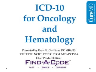 ICD-10 Training For Oncology