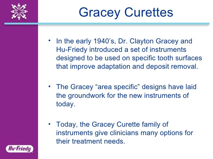 Gracey Scaler Chart