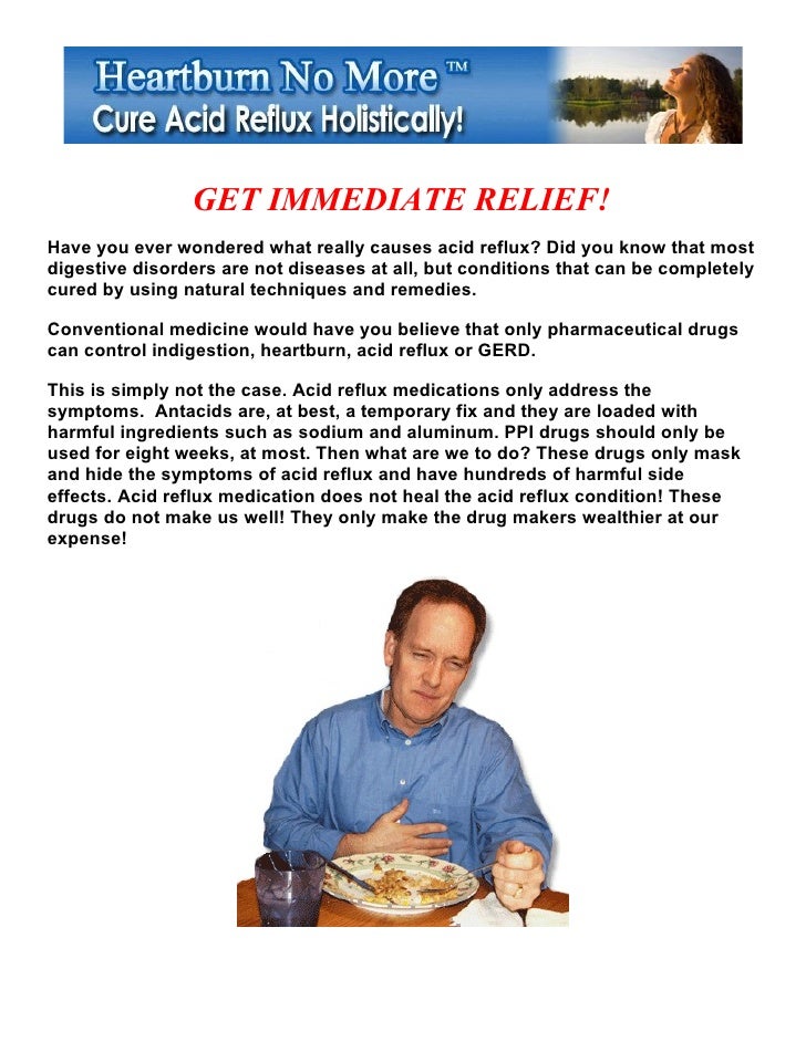 Curing Acid Reflux And Heartburn slideshare