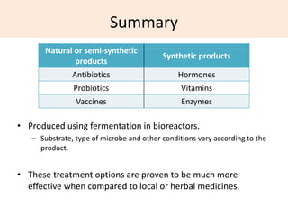 Curing human diseases using microorganisms | PPTX