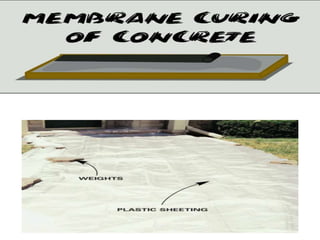 Curing Block Curing of concrete(1) | PPTX