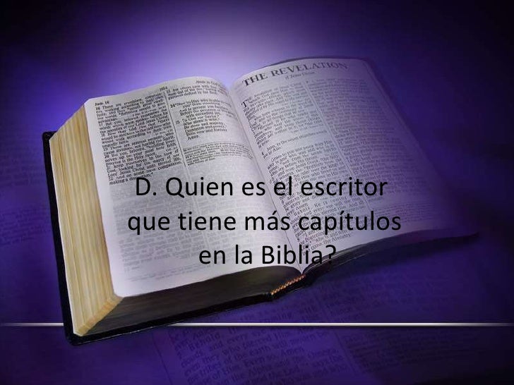 Cuantos Capitulos Tiene La Biblia En Total