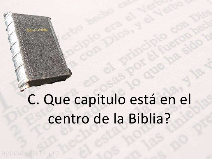 Cuantos Capitulos Tiene La Biblia En Total