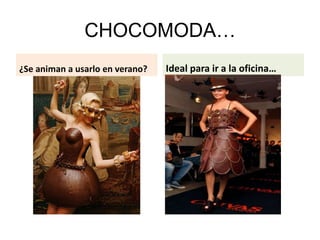 CHOCOMODA…¿Se animan a usarlo en verano?Ideal para ir a la oficina…
