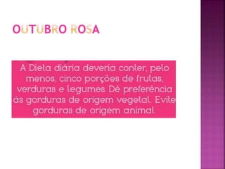 Outubro Rosa - Curiososidades